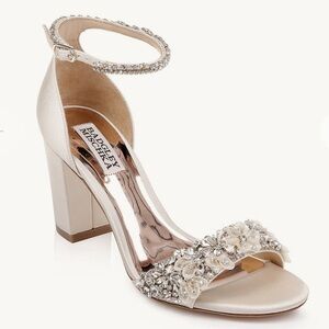Badgley Mischka Finesse II Ankle Strap Evening Shoe 8.5